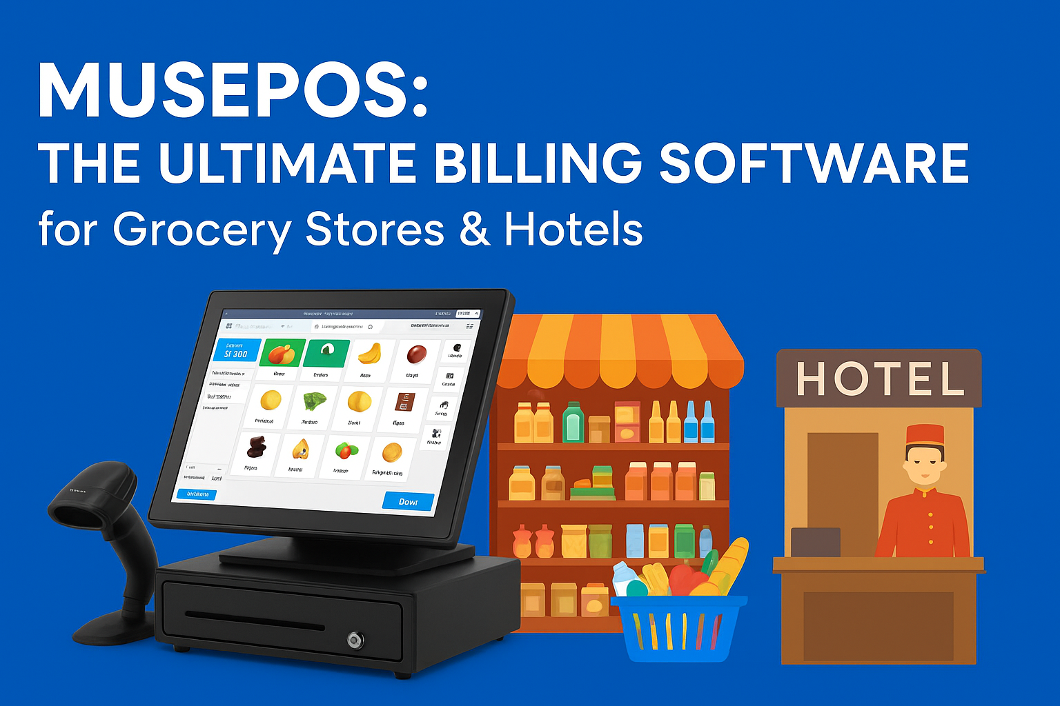 MusePOS: The Ultimate Billing Software for Grocery Stores and Hotels