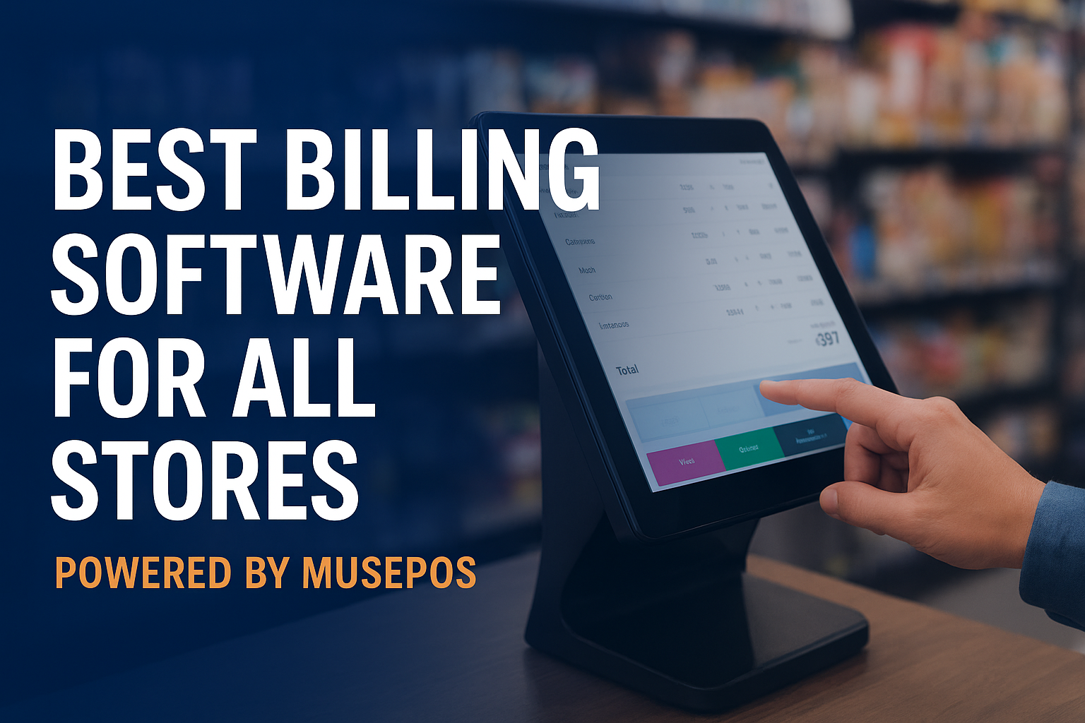 Best Billing Software for All Stores – Powered by MusePOS