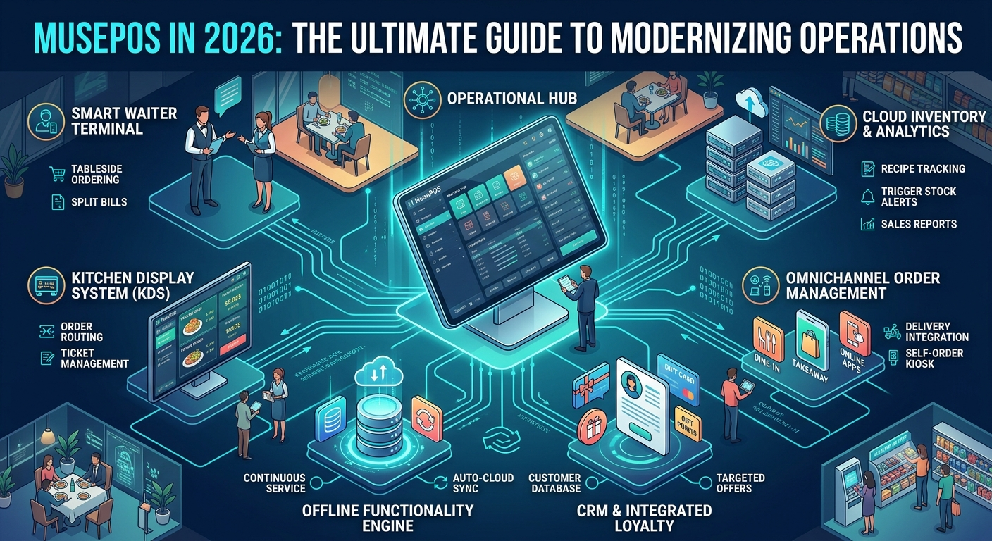 MusePOS in 2026: The Ultimate Guide to Modernizing Restaurant & Retail Operations
